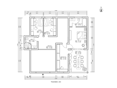 现代别墅室内 施工图