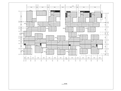 新中式度假别墅建筑平面图