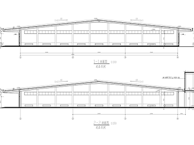 成品饲料厂房车间建筑 施工图 工业建筑