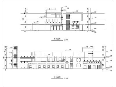 幼儿园建筑 施工图