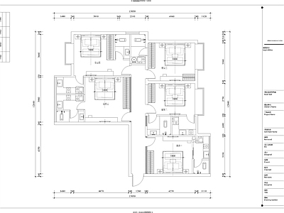 套房改出租房 施工图 平层