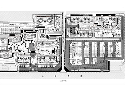 君悦府大区景观 施工图 居住区景观