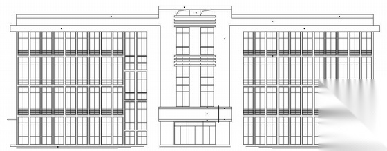 某派出所警务用房交警中队楼建筑施工图