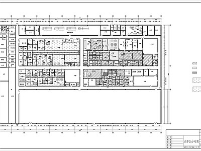 净化药厂供水工业建筑 施工图