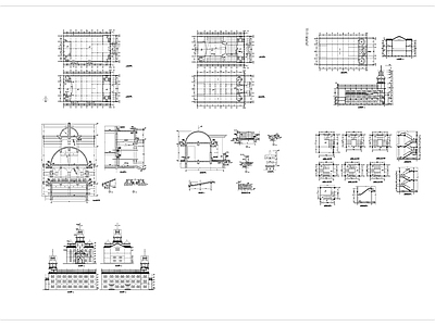 教堂建筑施工图