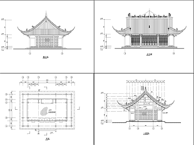 37 庙宇图纸 古建