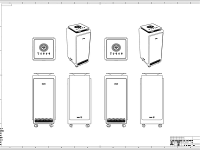 空气净化机制作图 施工图