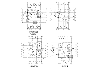 70别墅 施工图