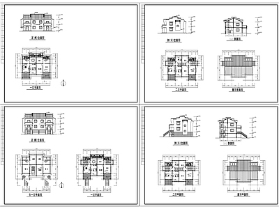 1美丽乡村建筑图 施工图 自建房