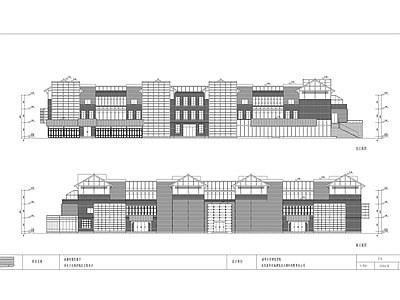 成都宽窄巷子大型餐饮建筑方案设计 施工图