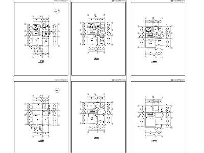 3美丽乡村建筑图  施工图 自建房