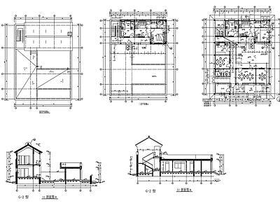 11美丽乡村建筑图 施工图 自建房