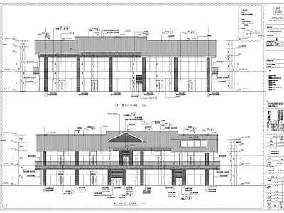 成都新中式风格商业建筑施工图设计 施工图