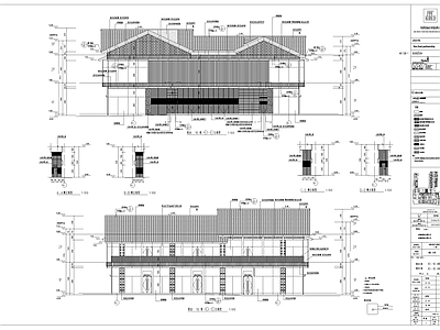 成都新中式风格商业建筑施工图设计 施工图