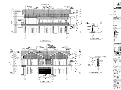 成都新中式风格商业建筑施工图设计 施工图