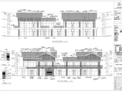 成都新中式风格商业建筑施工图设计 施工图