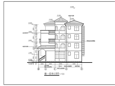 别墅建筑施工图