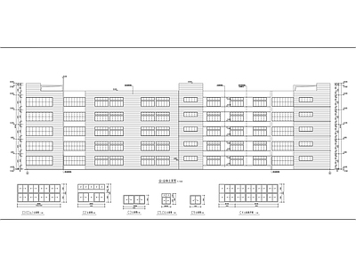 工业园区现代厂房建筑施工图 工业建筑