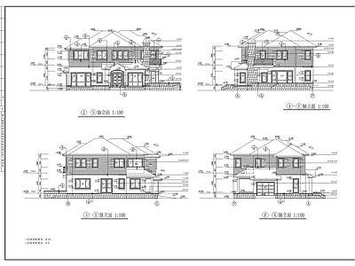 经典别墅 施工图