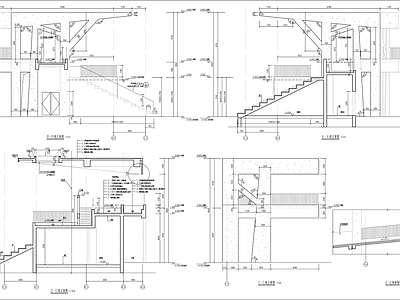 中学操场看台详图 施工图