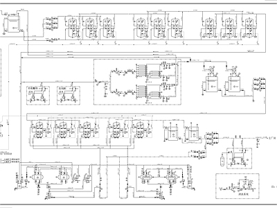 2x45th反渗透工艺锅炉补给水处理系统图 施工图