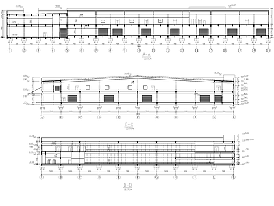 制造包装车间厂房办公楼工业建筑 施工图