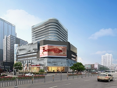 现代商业建筑 商场