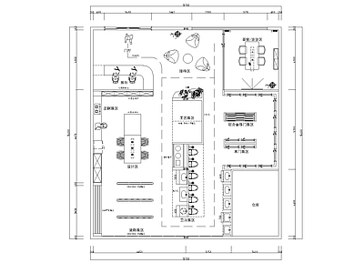 200m²整装公司平面图