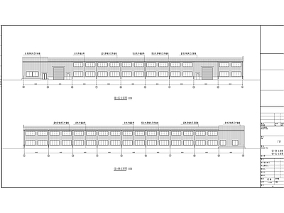 钢结构单层厂房建筑 施工图 工业建筑