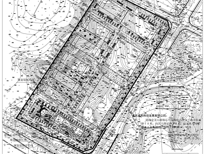 科技公司新建厂区建筑群建筑设计  施工图 工业建筑