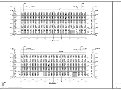 医药生产车间建筑 施工图 工业建筑