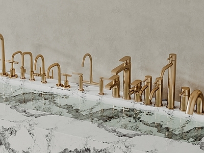 现代水龙头 不锈钢 龙头开关