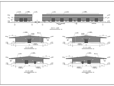 罚没仓库建筑 施工图 工业建筑