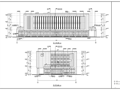 工业园区办公 科研大楼建筑 施工图 工业建筑