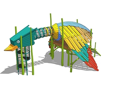 动物鸿雁主题儿童游乐器材