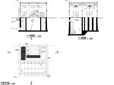 水厂变电房工业建筑 施工图