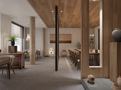侘寂民宿餐厅 咖啡厅 餐厅