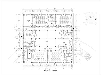 中学科技楼建筑 施工图