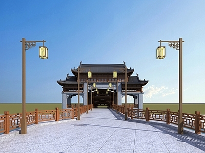 中式景观桥