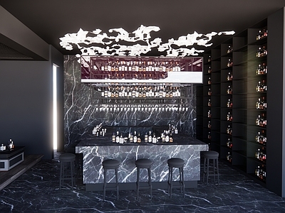 现代风格酒吧 餐厅