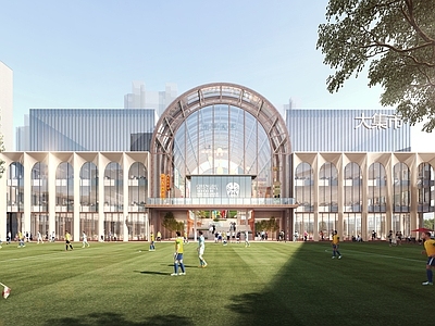现代商业综合体 集市建筑