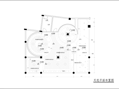 古董店室内 施工图