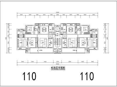 住宅区建筑 施工图