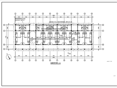 某县城中心校学生宿舍楼电气 施工图 建筑电气