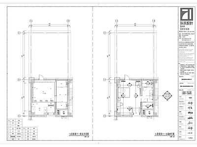 缤悦酒店7层大床房户型 施工图 客房