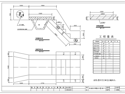 渠道衬砌断面公路节点 施工图 交通道路