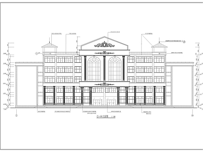 某卫生学校实验楼建筑 施工图