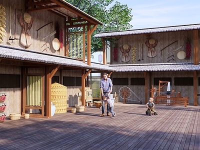 中式乡村庭院
