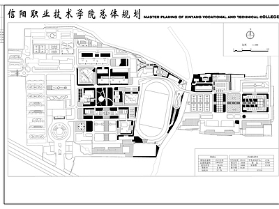 校园规划图详图 区域规划 规划设计