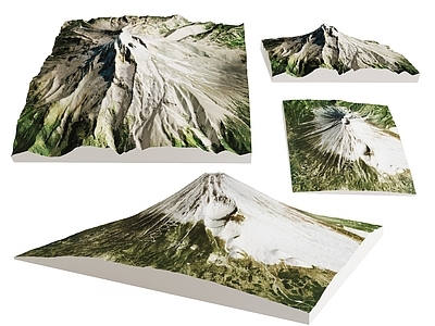 现代山脉 山川 山体 山峰 富士山 胡德山 山地 地形地貌 火山